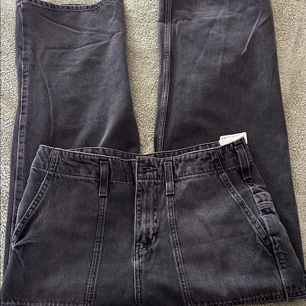 We The Free Women's Black Washed High-Rise Jeans